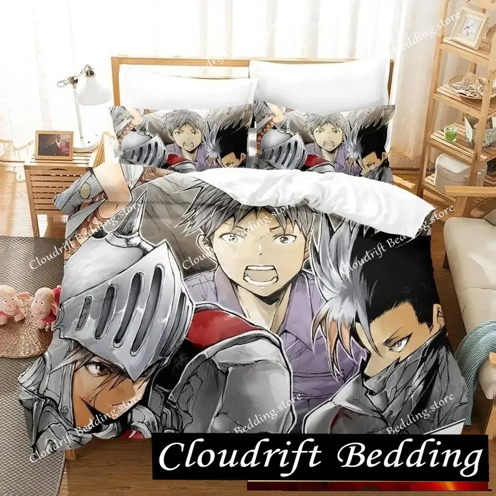 Fashion Handyman Saitou In Another World Bedding Set Cartoon 3D Print Anime Adult Kid Bedroom Duvet Cover Sets