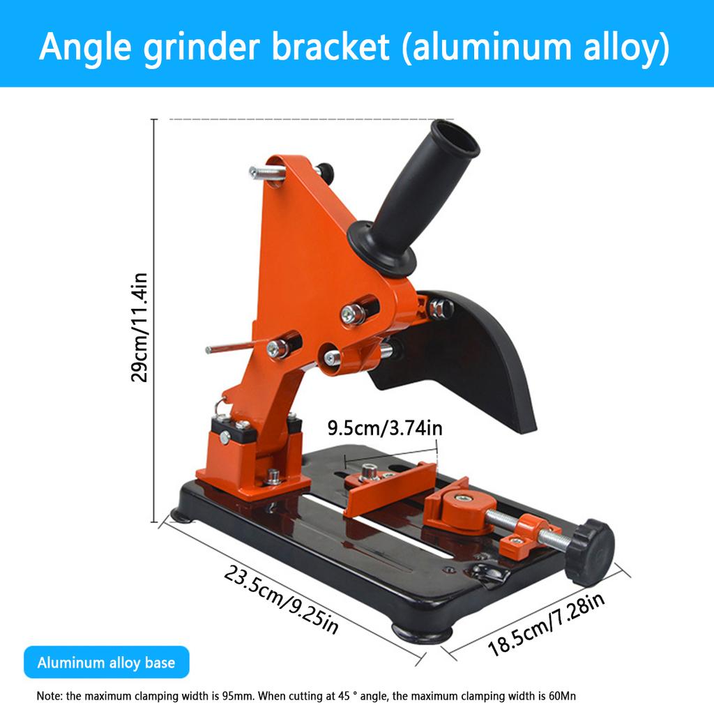 Angle Grinder Stand Angle Grinder Fixed Bracket Heavy Duty Adjustable Grinder Holder Multifunctional Desktop Angle