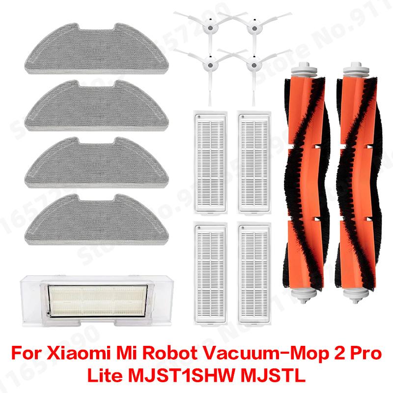 For Xiaomi Mi Robot Vacuum-Mop 2 Pro/Lite MJST1SHW MJSTL Side Main Brush Water Tank Dust box Mop Cloth HEPA Filter Accessories