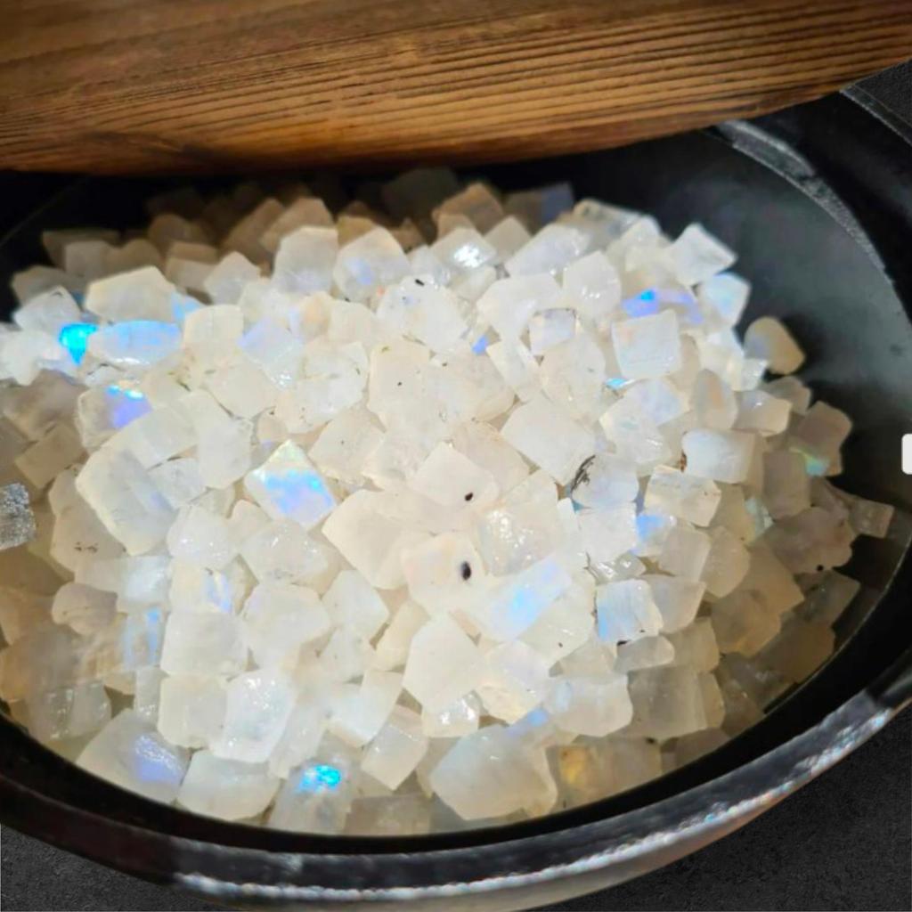 Tiny Size Rainbow Moonstone Rough, Natural Gemstone Raw, 5-20 MM Size Rough.