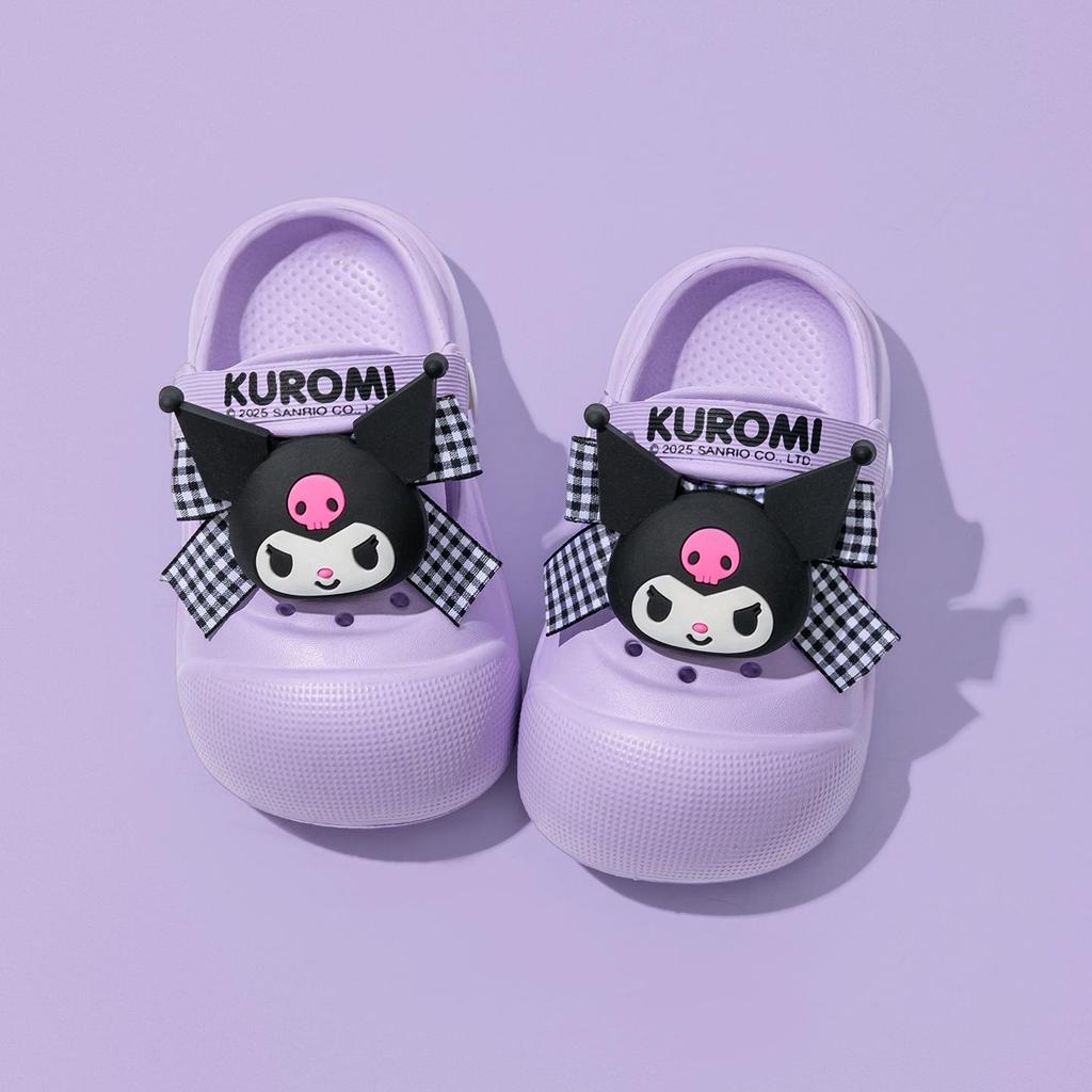 Sanrio Girls' Summer Slippers: Non-Slip, Closed-Toe Clogs & Sandals for Indoor/Outdoor Use