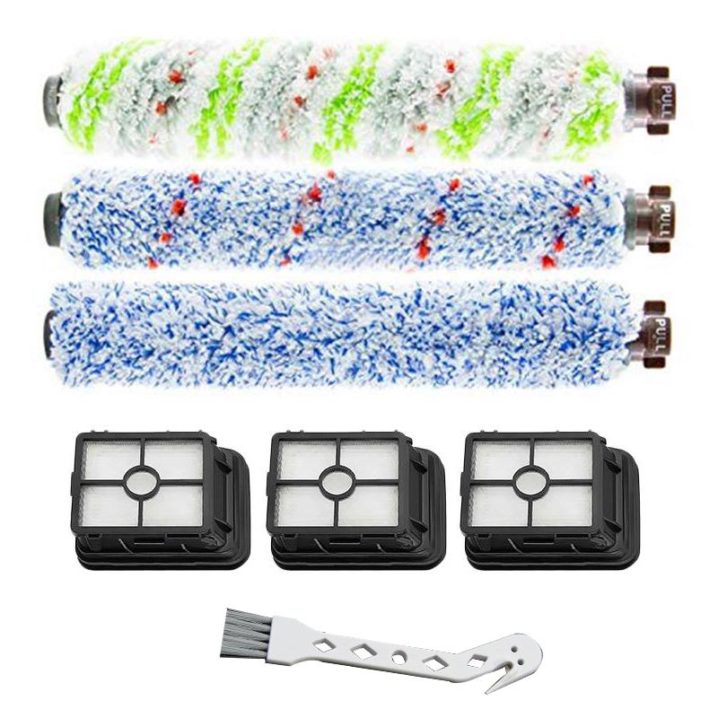 For Bissell CrossWave Vacuum Cleaner Accessories Roller Brushes Filters Kit