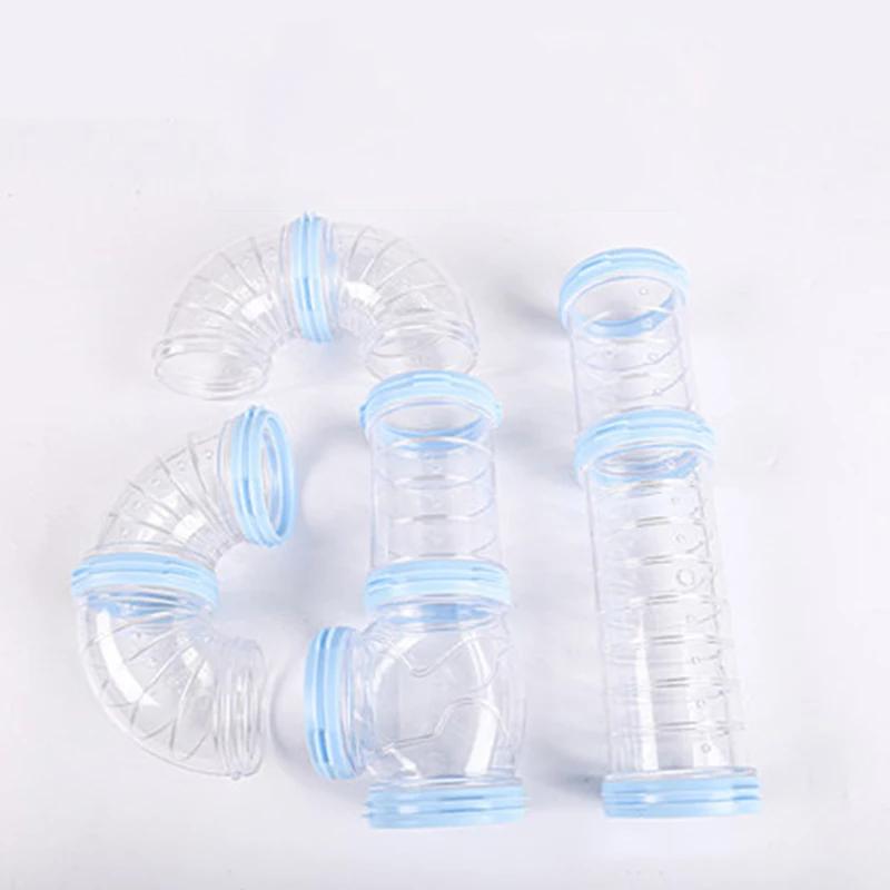 Hamster Coop Tunnel DIY Remodeled Hamster Maze Cage External Tubes Tunnel Set Sports U Pipe Hamster Accessory Pipeline Supplies