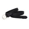 Ladies' Retro Woven PU Leather Thin Belt for Jeans and Dresses