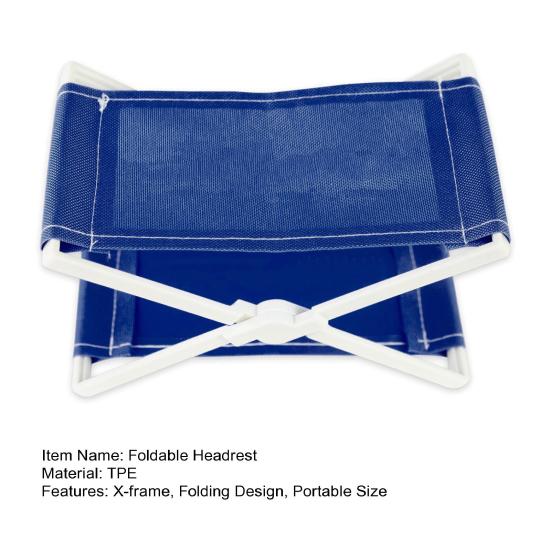 Vintage Strandliege Kopfstütze Outdoor Klappbare Strandkissen Tragbar Leicht Kompakt X-Rahmen Zusammenklappbar Kopfstütze Kopfstütze