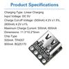 5 Stück Typ-C USB Mini-Lithiumbatterie Lademodul Ladeplatine DC 5V 500mA 800mA TP4057 BQ25170 Lademodul