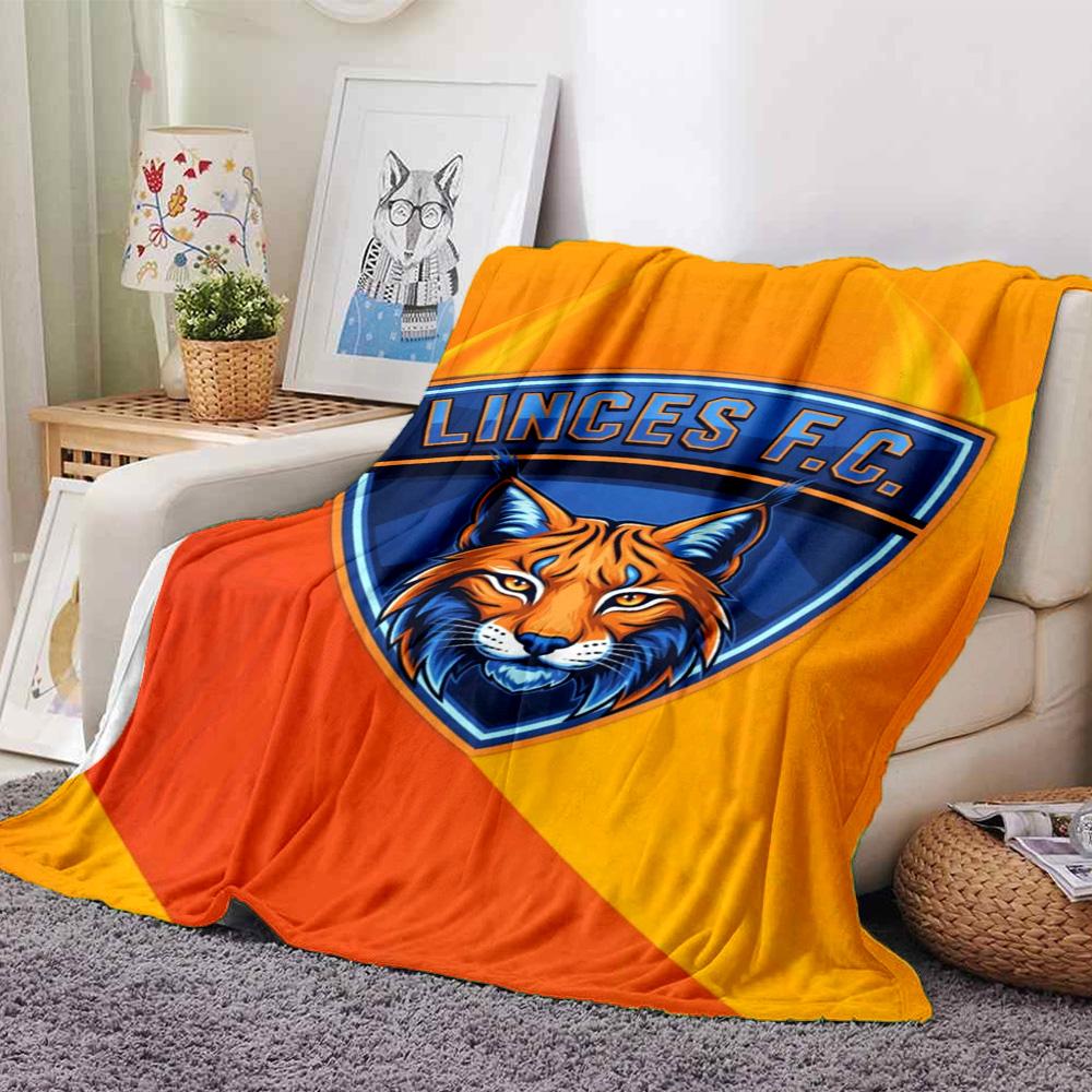 Linces FC Print Flannel Blanket High Quality Warm Comfortable Cover for All Seasons Perfect for Gifts Home Decor