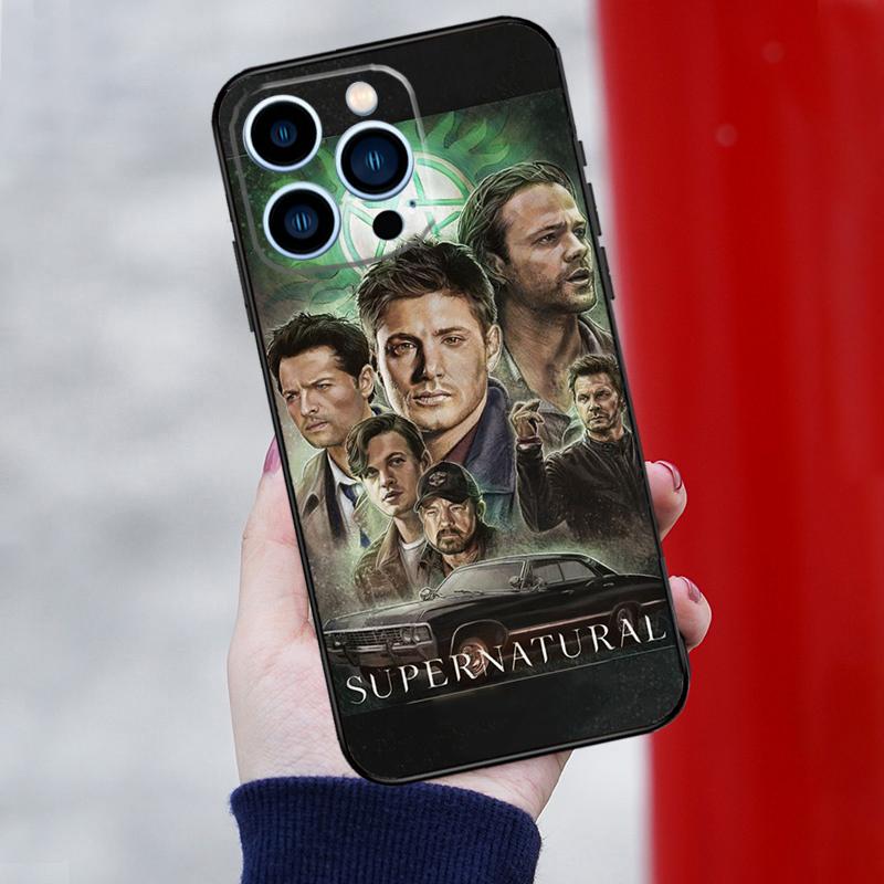 Supernatural TV Show Phone Case For iPhone 16 Pro Max 12 13 Mini 11 14 15 Pro Max XR 15 16 Plus 16e Cover Shell