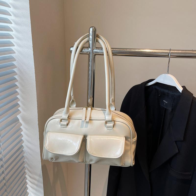 Underarm Bowling Bag Women's New Simple Casual High-end Pillow Bag Versatile Shoulder Bag