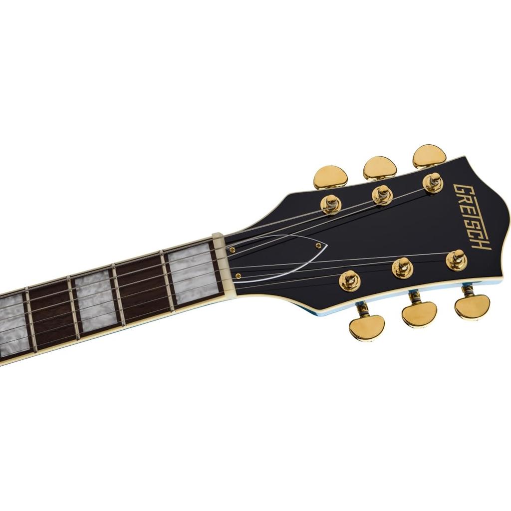 G2655TG Streamliner Center Block with Bigsby Laurel Fingerboard Riviera Blue Gretsch Gretsch/Limited Jr. Double-Cut