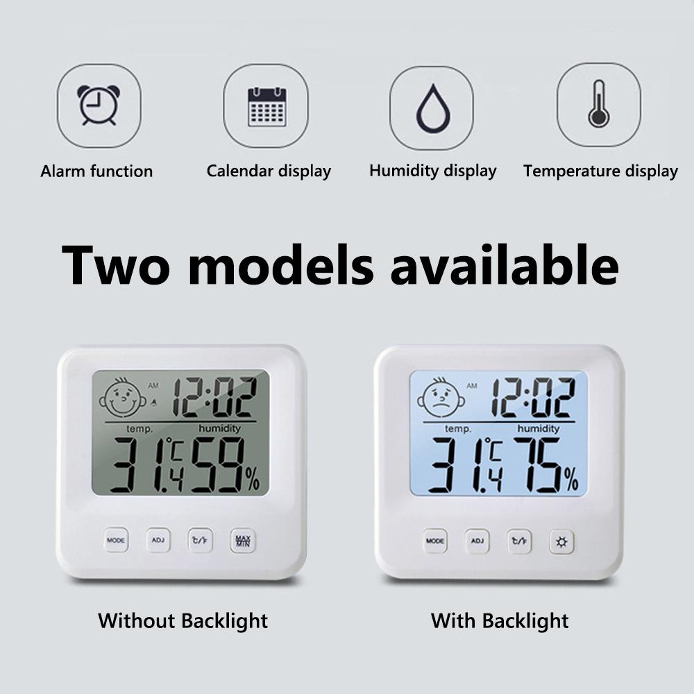 Digital Indoor Thermometer Hygrometer Home Accurate LCD Temperature Humidity Gauge Monitor with