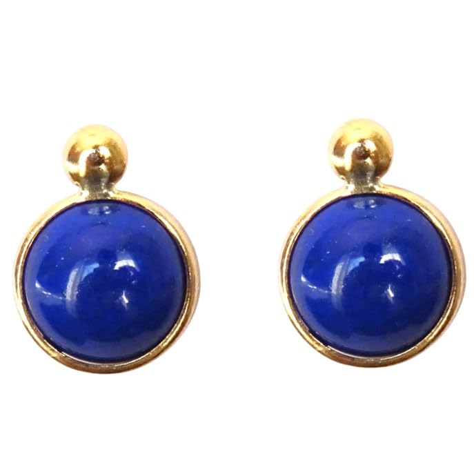 

Earrings Lapis Lazuli Purple Blue Variations Available Women Girls Gift Present PE180002 Quality Guaranteed (Lapis Lazuli)