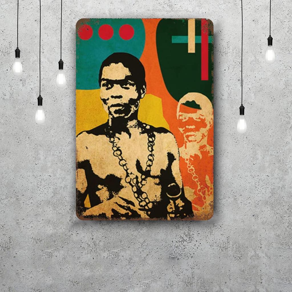 Fela Kuti Metal Signs wall decor Vintage Tin Signs Captain Metal Poster Decor for Bar Pub Club Wall Decoration