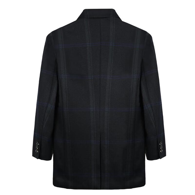 Talent Men's Mid-Length Wool Blend Overcoat