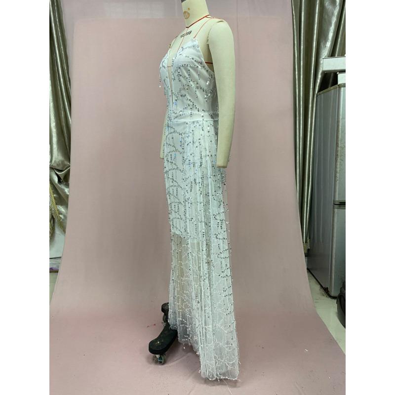 Letní dámské sexy šaty s výstřihem do V