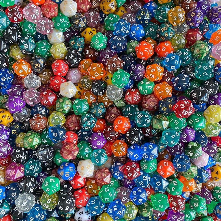 32/56pcs Polyhedral Dice with Black Bag Atmosphere Entertainment Tool for Board Game Room Friends Family Gathering XJM