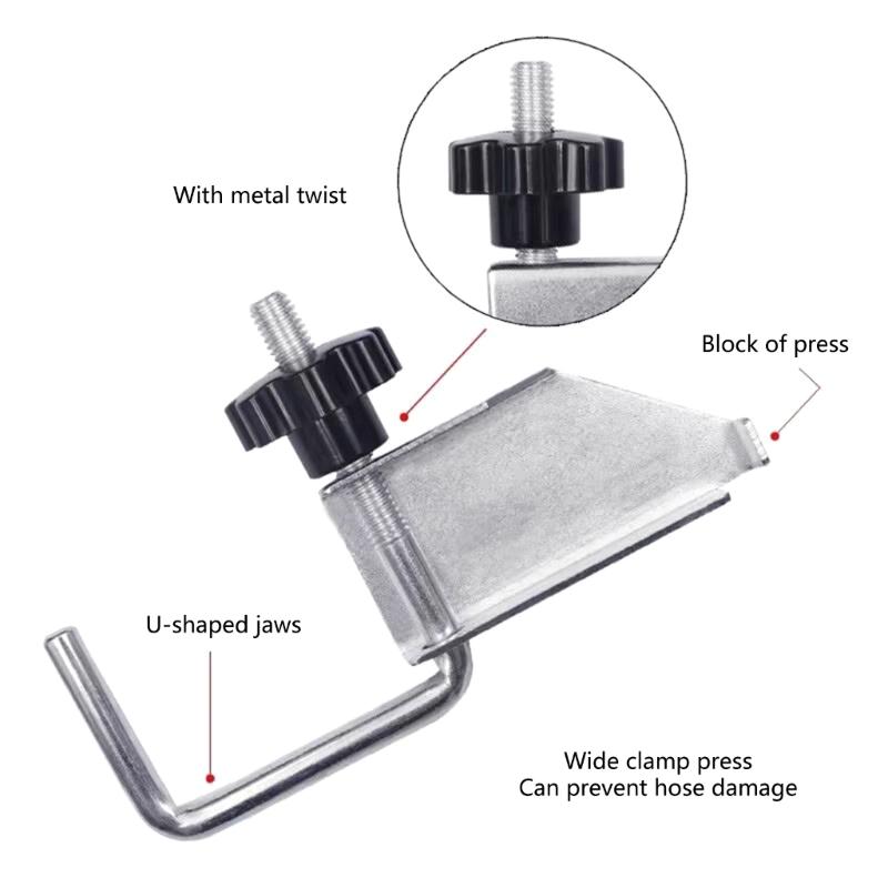 Universal Metal Car Coolant Hose Clamping Pliers Brake Hose Clamp For Multiple Diameters And Enhanced Durability