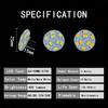 2Pcs 1W 2W 3W  G4 Back Pin Round Board LED Bulb DC 12V 24V  Lamp For Car Boat Home Spotlight Cabinet Lighting Replace Hologen