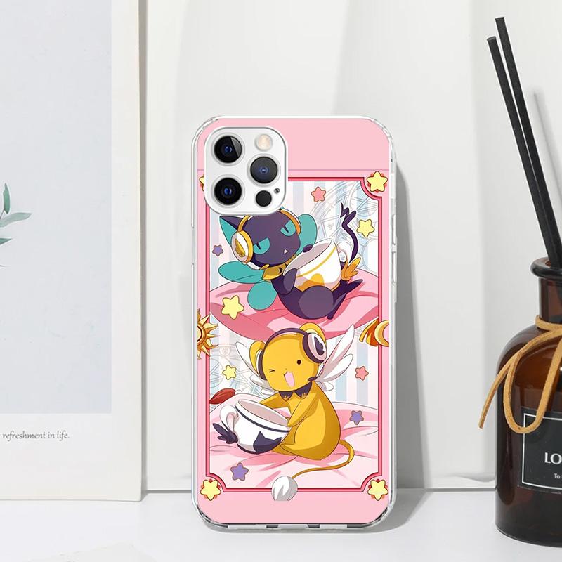 CardCaptor Sakura Anime Phone Case For Iphone 17 Air 16 15 Plus 16E 14 Pro Max 13 Mini 12 11 7 8 SE Fundas Soft Back Cover 17 Ai