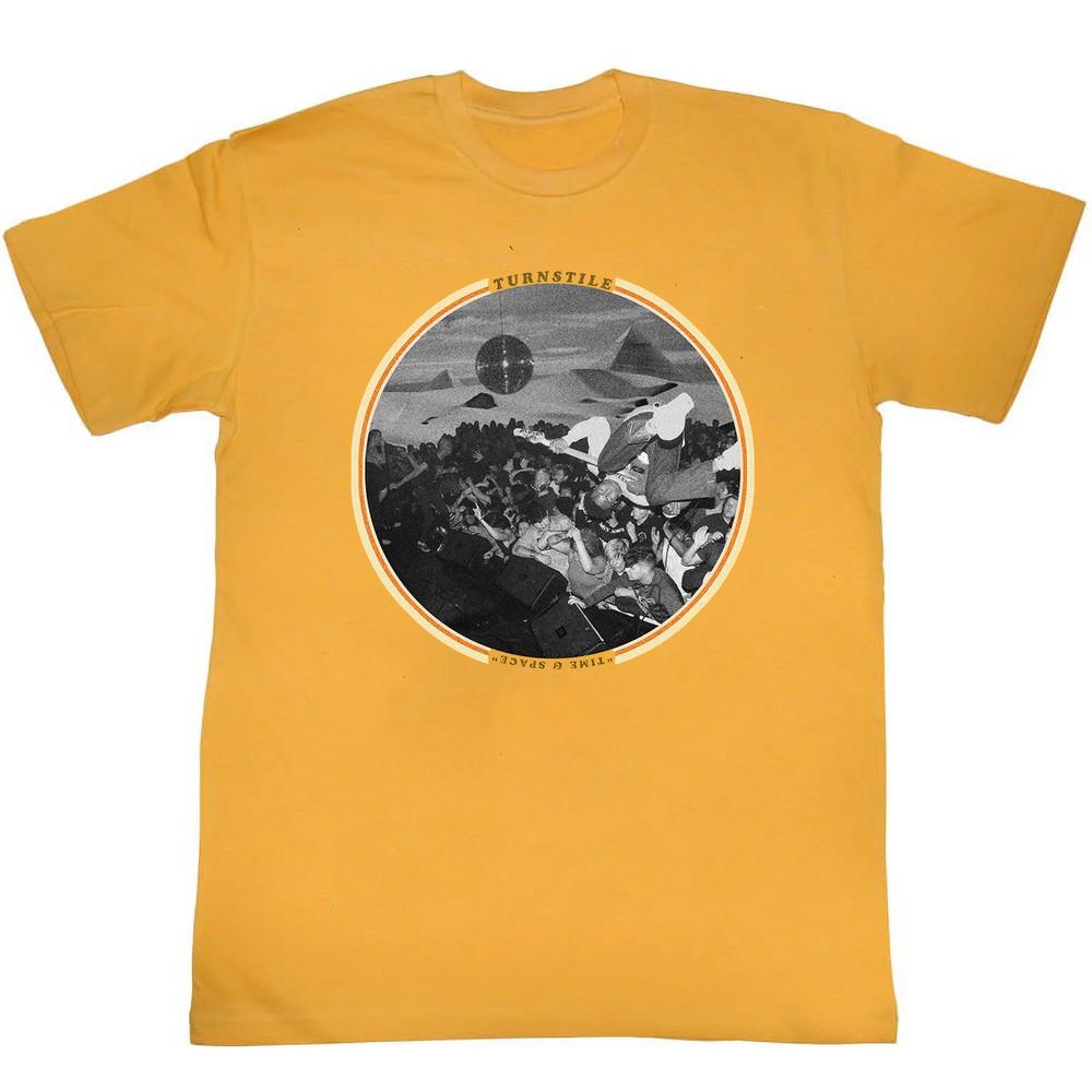 

Turnstile Band Time Space Yellow Cotton T Shirt Full Size S-4XL S