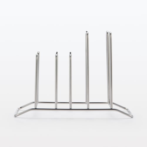 MUJI Stainless Steel Kitchen Stand Silver Approx. Width 10 x Depth 20.5 x Height 15 cm MCC63A2S