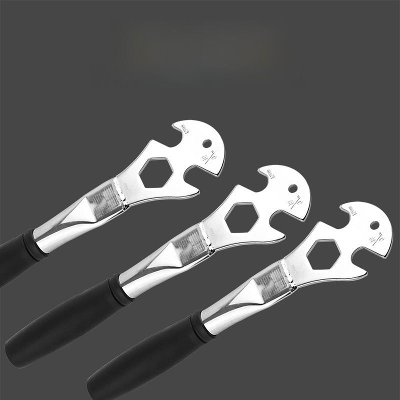 Bicycle Pedal Wrench With High Carbon Steel Handle For Bike Repair And Maintenance