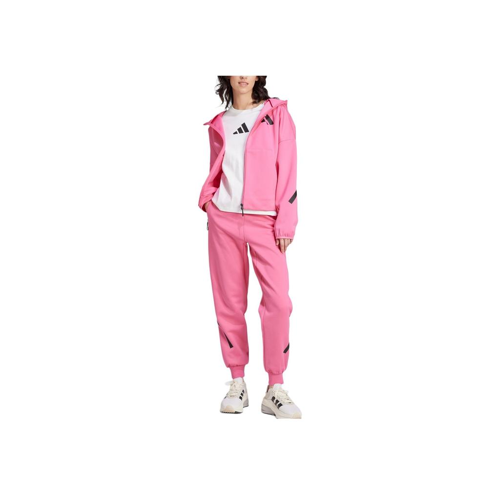 Adidas Z.N.E. True Healing Series FW24 Full Zip Hooded Jacket Women Jacket Pulse-Magenta JD3989