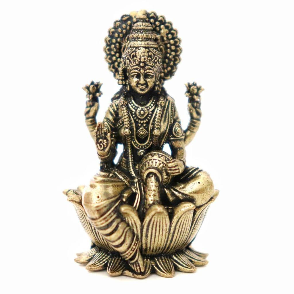 God Idol's | 2 Inch | Small Idols for Pooja Room - Home Decor | Car | House Warming Gifts | Decoration Items (Ganpati, Laxmi & Saraswati Devi)