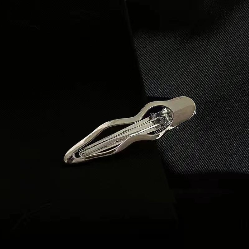 Metal Wave Barrettes Special-Interest Design Cold Wind Ins Clip Bang Clip Duckbill Clip Side Clip Hairpin Headdress Female