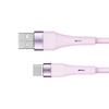 USB - USB Type-C Cable 1 m 15W Silicone Pink Kruger&Matz Basic