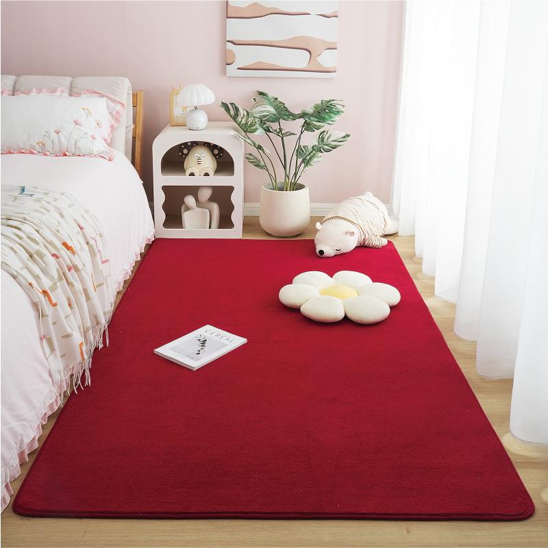 Ultra Soft Short Plush Carpet Thick Sofa Area Rug for Living Room Non-Slip Warm Kid Bedroom Floor Mat Cozy Home Decor Large Rug