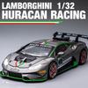 Lamborghini Huracan EVO Supercar Simulation Diecast & Toy Vehicles Sounds & Light Pull Back Car 1:32 Alloy Collection Model