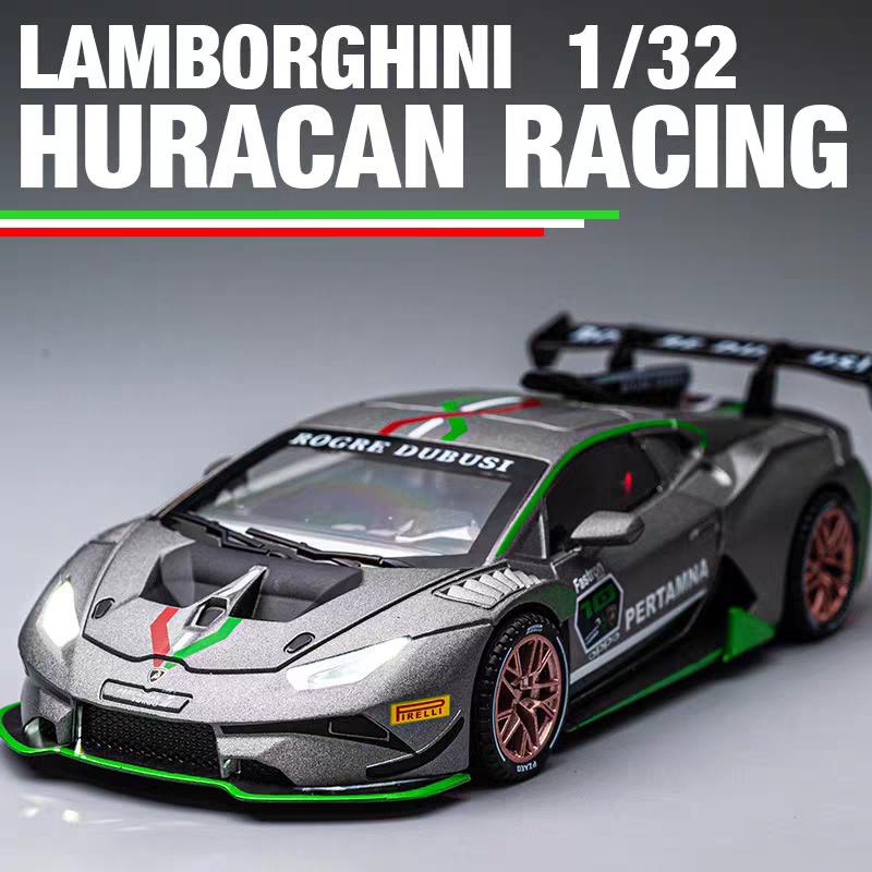 Lamborghini Huracan EVO Supercar Simulation Diecast & Toy Vehicles Sounds & Light Pull Back Car 1:32 Alloy Collection Model