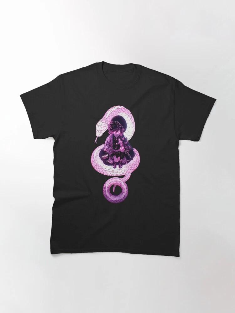 Anime Obanai Iguro Snake Hashira 9 Cute Demon Slayer Basic T Shirt S
