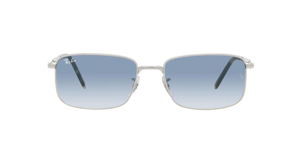 Sunglasses RB3717 Silver Gradient Blue Lens 60 Ray-Ban Frame/Clear