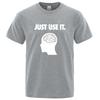 Men's T-shirt, High-quality Fun Design Print, Casual and Cool, Loose Crew Neck, Men's Hip-hop T-shirt Top.