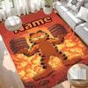 Custom Name Personalized Garfield Print Carpet, Versatile Home Decor Rug, for Playroom, Apartment, Balcony, Entryway, Hallway Gift