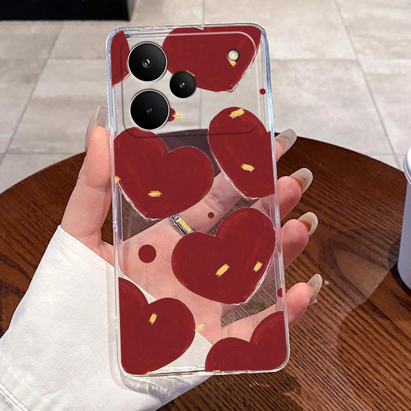 Hülle Für Realme P4 / Realme P4 Pro Fundas Weiche TPU Rückabdeckung Realme P3 Schalen Klare Silikon Niedliche Katze Kaninchen Schutzhülle