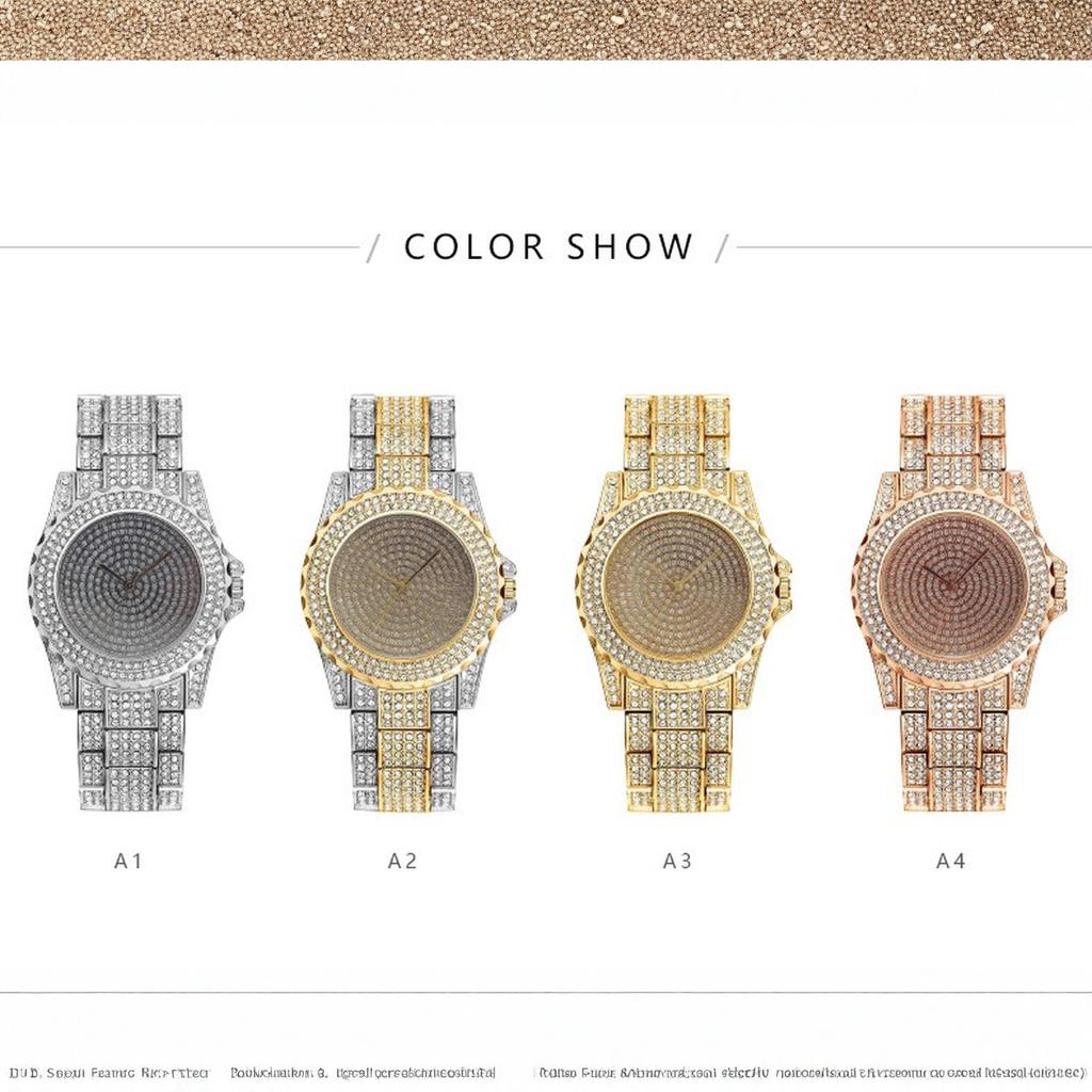 Montre en cuir pour femme