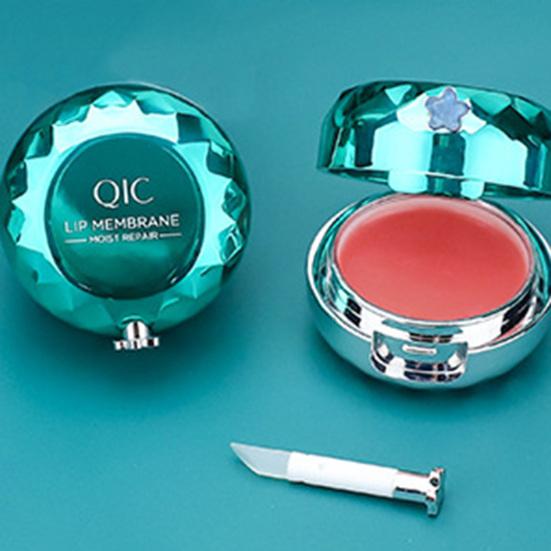 12g Lip Balm Fast Absorption Non-sticky Lip Care Natural Ingredients Lip Moisturizer with Mirror for Girl