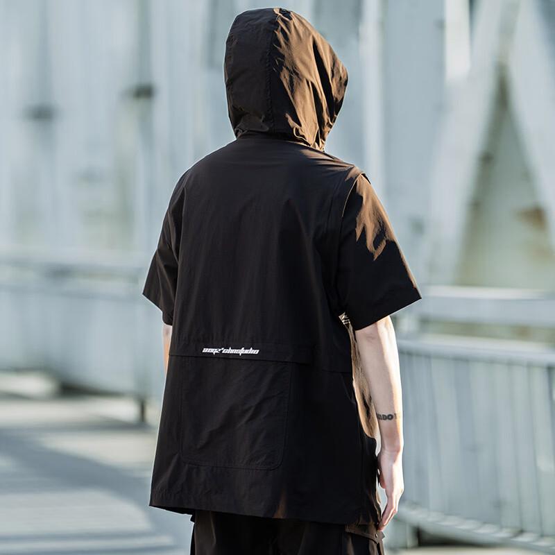 AOGZ Detachable Hooded Techwear Jacket