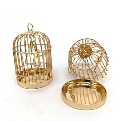 45669 Doll House Miniature Metal Bird Cage Furniture Room Scene Accessory
