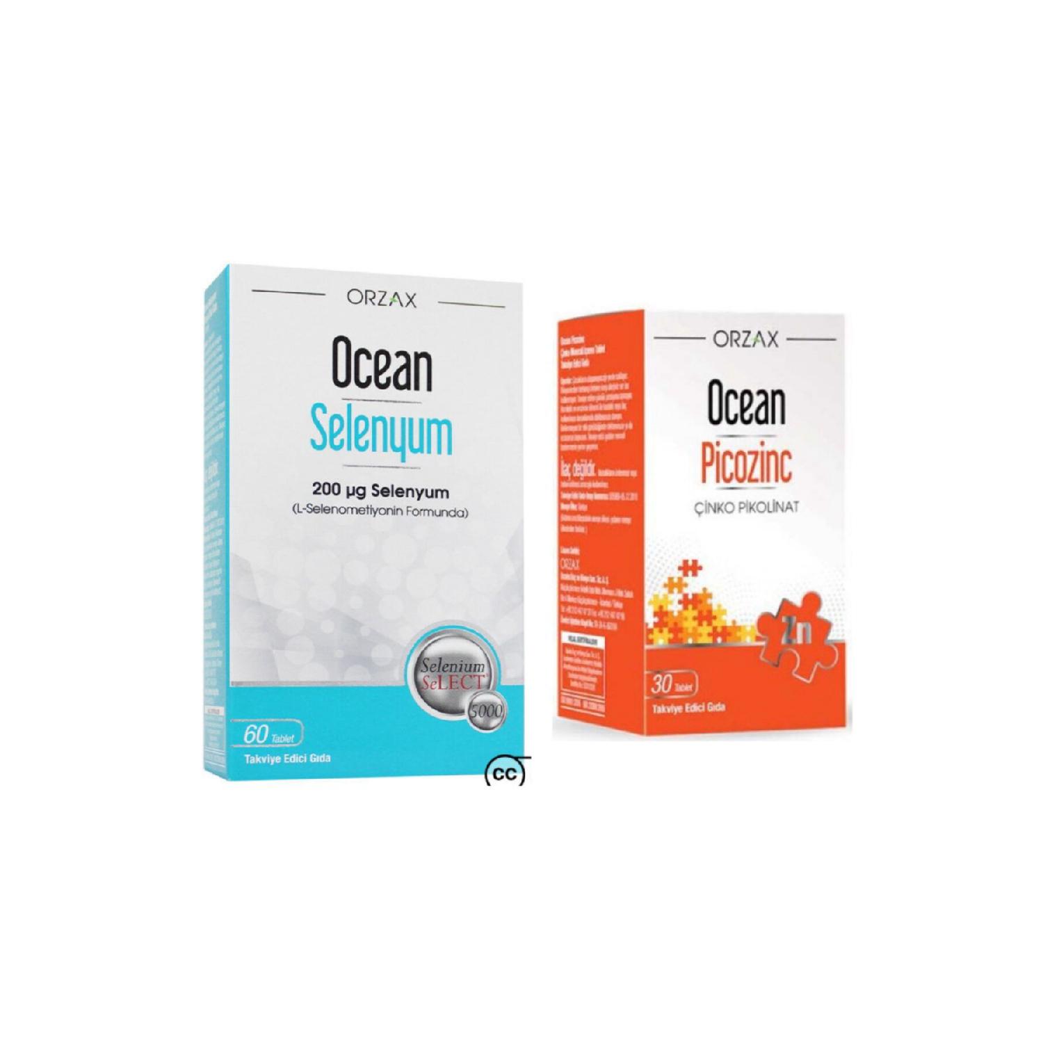 

Selenium 200 Mcg 60 Tablet Ocean Picozinc Zinc Picolinate 30 Capsules
