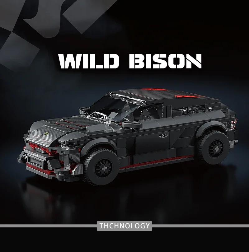 470 KS Městské Závodní Auto Stavebnice SUV Sportovní Auto Model Vozidla Cihličky Stolní Dekorace Dětské DIY Hračky Sbírka Sváteční Dárek