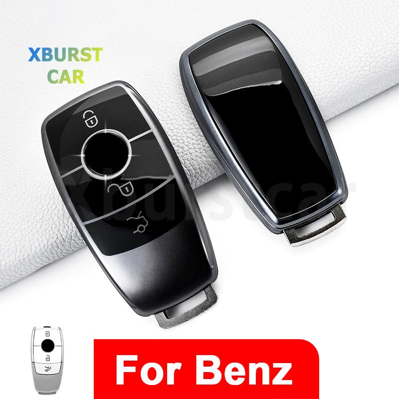 TPU Shell Fob for Mercedes Benz 2017 E Class W213 E200 E260 E300 E320 2018 S Class GLS GLA Car Remote Key Cover Case Accessories