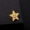 Spilla Smaltata Stella Sorridente Creativa Distintivo Stella per Bambini Unisex Spilla da Bavero Sociale Decorazione Gioiello Regalo