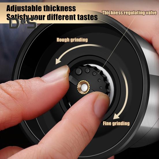 Stainless Steel Salt Grinder Adjustable Coarseness Easy To Clean Double Head 2 In 1 Grinder for Seasoning