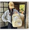 2025 Korean-Style Women's Backpack: Large Capacity, Stylish School Bag for Junior High Girls