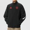 adidas Manchester United Z.N.E. Anthem Jacket N/A Asia Sizing 'Black' Men's JM5559