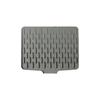 Sloped Silicone Countertop Drying Mat Heat Resistant Nonslip Kitchen Drainage Pad For Dishes Utensils